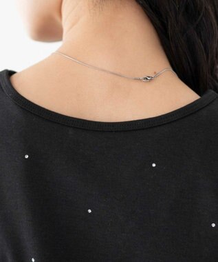 WEGO ラインストーンドットロンT ブラック