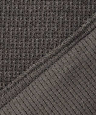 PW CIRCULUS 今が旬トップス！【ドライな肌触り / UV遮蔽率98.9% UVカット / ストレッチ】【WOMEN】ワッフルハーフジップ  ゴルフウェア レディース グレー系