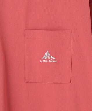 SHARE PARK MENS 【UVカット・吸水速乾・ストレッチ・軽量 】刺繍ポケットＴシャツ（L・XLサイズ） レッド系