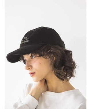 AMERICAN HOLIC コーデュロイロゴＣＡＰ Charcoal Gray