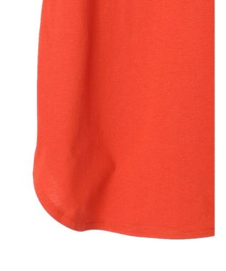 earth music&ecology ラウンドヘムルーズＴ（汗じみ防止） Red