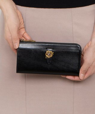 ANNA SUI ブルボン Lファスナー長財布 クロ