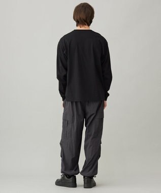 UNFILO MENS BASIC グラフィック ロンT ブラック