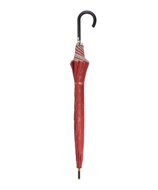 MOONBAT LANVIN en Bleu 長傘 ジャカード×パイピング レッド