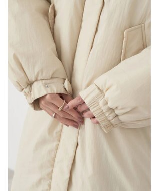 earth music&ecology ２ｗａｙ中綿モッズコート Ecru