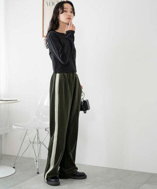 WEGO ラインストーンドットロンT ブラック