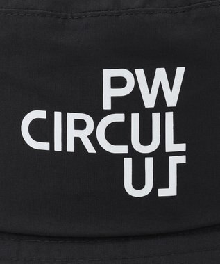 PW CIRCULUS 【耐水圧11000mm  / レイン対応】【UNISEX】NEW！レイン バケットハット  ゴルフ ブラック系