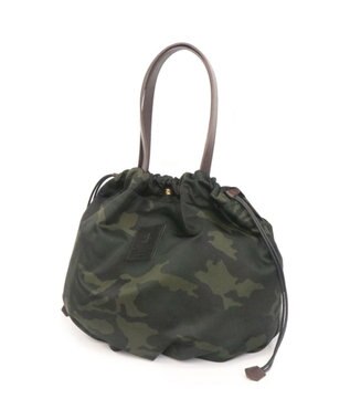 Regalo Felice 【軽量 / 大容量 / フォルムが変えられる】巾着トート / REGALO OLC(オリーブ×ブラウン)