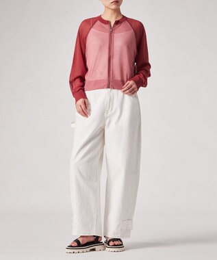 Paul Smith ジップアップ シアーニット ワインレッド