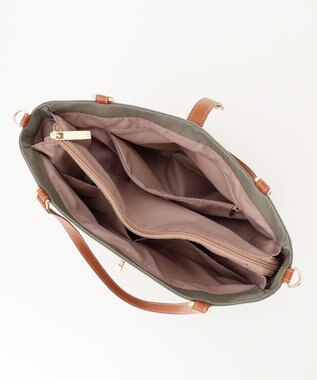 LA BAGAGERIE ひねり金具付きエレガンストート　Mサイズ グレージュ