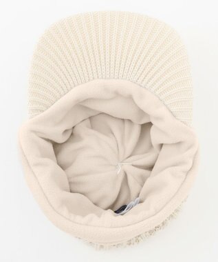 23区GOLF 【WOMEN】つば付きニットキャップ アイボリー系