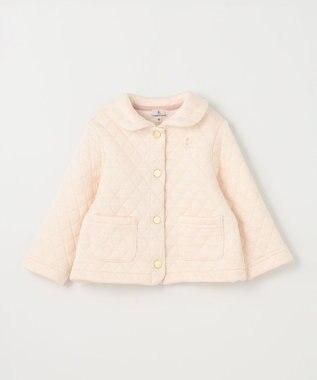 組曲 KIDS 【80-100cm】フラワーキルトジャガード アウター エクリュ系