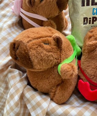 WEGO リュックカピバラぬいぐるみキーホルダー 柄3