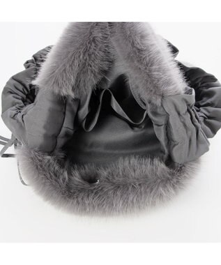 UNBILLION カシュカシュ cachecache / フリルワンハンドルエコファートート GY