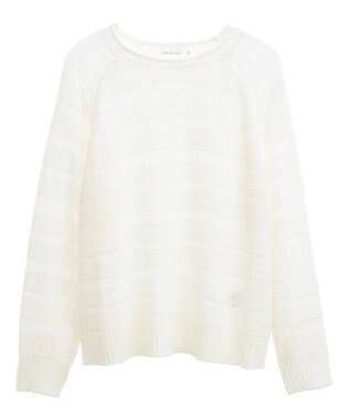 AMERICAN HOLIC 透かし編みニットプルオーバー Ivory