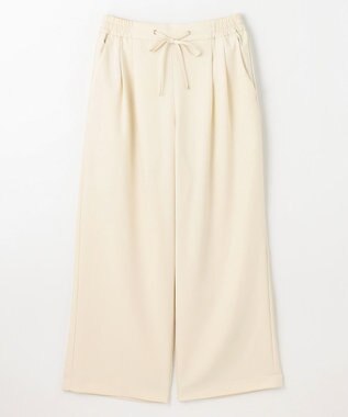 ANY 【ウエストゴム】イージーケアライトストレッチワイドパンツ エクリュ