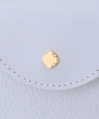 TOCCA 【八木アリサさん着用】PETAL SILHOUETTE LEATHER POCHETTE ポシェット ブルー系