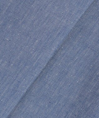 JOSEPH ABBOUD 【キングサイズ・ウエストも伸びる/清涼/ストレッチ】ストレッチリネンシャンブレーパンツ サックスブルー系