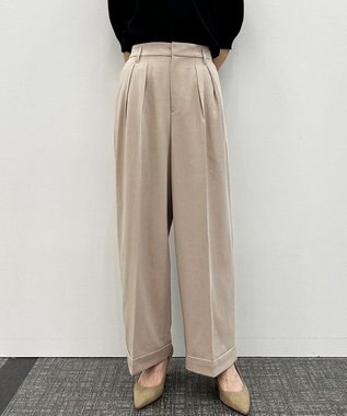 組曲 ウーステッドワイド パンツ