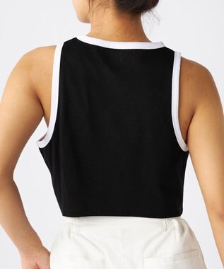 OP／FILA 【Kappa】アメリカンスリーブ リブタンクトップ ブラック