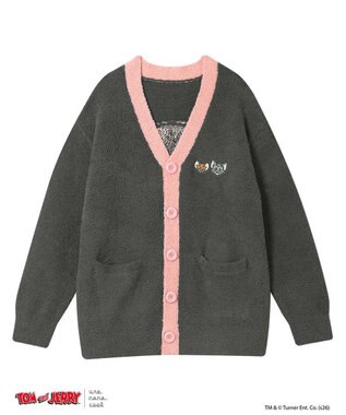 une nana cool トムとジェリー × une nana cool　ユニセックスカーディガン グレー