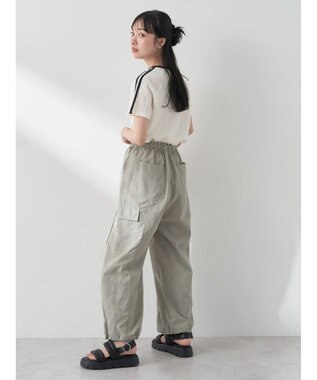 earth music&ecology ラインジャガードプルオーバー Off White