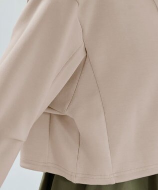 Tiaclasse 【2点セット・洗える】 ハーフジッププルオーバー＆ワンピース ベージュ