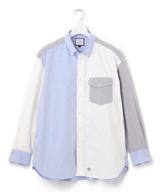 J.PRESS YORK STREET 【UNISEX】オックス起毛 シャツ/B.D. ネイビー系8