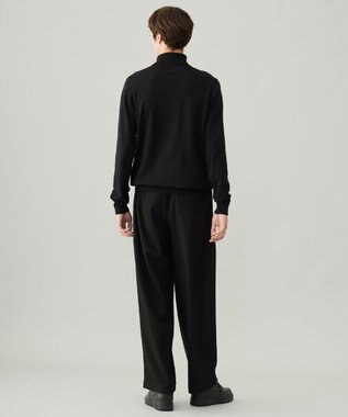 UNFILO MENS フラノライク イージーパンツ [24年秋冬商品] ブラック