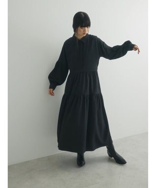 Green Parks armonia. ジャガードシャツワンピース