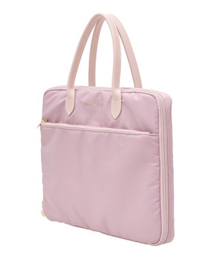 Maison de FLEUR レザーハンドルPCケース Pink