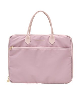 Maison de FLEUR レザーハンドルPCケース Pink