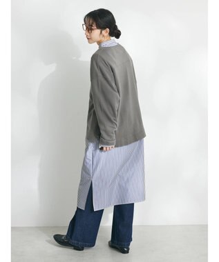 CRAFT STANDARD BOUTIQUE ミニ裏毛パウダー加工ＰＴ　Ｐ／Ｏ　Ｌ／Ｓ Charcoal Gray