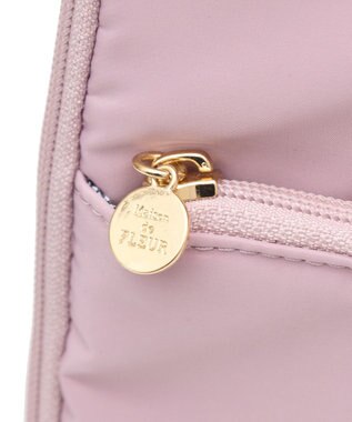 Maison de FLEUR レザーハンドルPCケース Pink