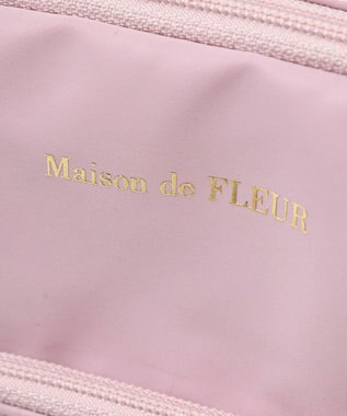 Maison de FLEUR レザーハンドルPCケース Pink