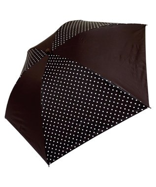 +RING 【プラスリング】【数量限定】【遮光/99%以上】レディース向け 晴雨兼用（折） BLK-DOT T943