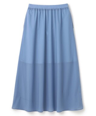 BEIGE， 【洗える/セットアップ対応】SPIGA / ギャザーロングフレアスカート Sky