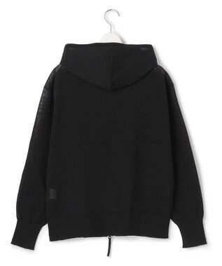 23区 【SLOW/一部店舗限定】シアーニット パーカー ブラック