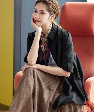 Tiaclasse アソートスカーフ Aネイビー