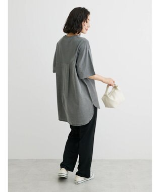 Green Parks ピグメントドッキングチュニック Gray