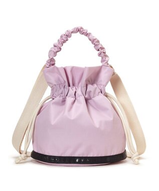 LeSportsac GH DRAWSTRING XBODY/ライラック/サンドバーコード ライラック/サンドバーコード