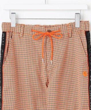 PW CIRCULUS 【MEN】CLASSICAL×SPORTY チェック柄パンツ オレンジ系5