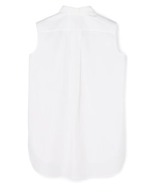 BEIGE， THAYER / メタル釦ノースリーブシャツ Off