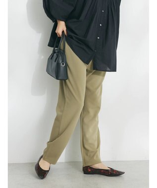 CRAFT STANDARD BOUTIQUE ストレッチカラーイージーパンツ Khaki