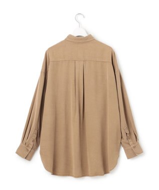 23区 L 【SLOW/一部店舗限定】ガーメントツイル 2WAY シャツ ベージュ系