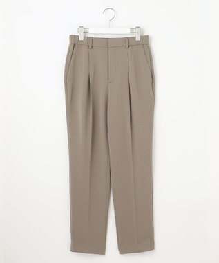 自由区 L 【19号サイズまで展開・カタログ掲載・セットアップ対応】トリアセダブルクロステーパード パンツ モカ