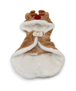 PET PARADISE ペットパラダイス トナカイさん ポンチョ 中型犬 大型犬 ブラウン