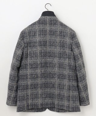 JOSEPH ABBOUD 【ストレッチ/イタリア素材/軽量】 イタリア素材使用・スライバーチェックジャケット ライトグレー系4