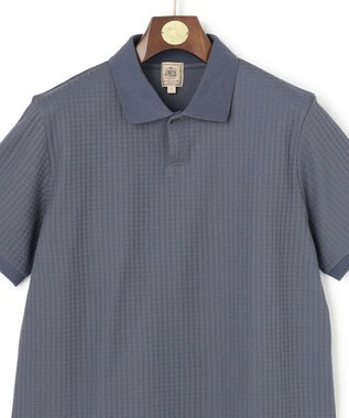 J.PRESS MEN ジャケットインの最適解【接触冷感 / 吸水速乾】【J.PRESS PREMIUM JERSEY】スキッパー ポロシャツ グレー系