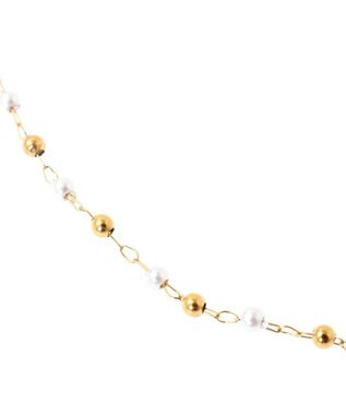 Green Parks ・ＨＡＬＦ　ＴＩＭＥ　サージカルレイヤードネックレス Gold